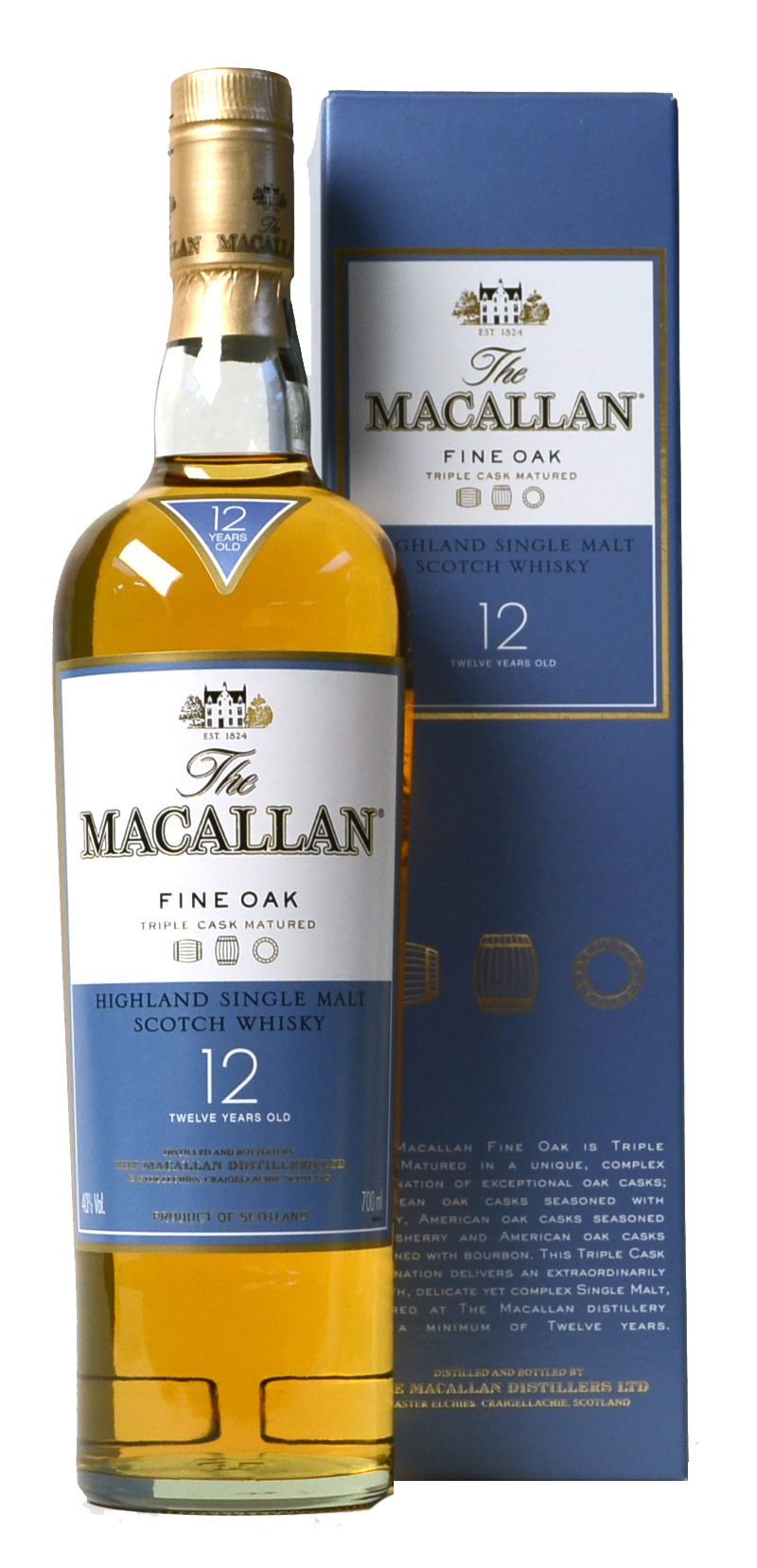 Macallan 12 Y Oud Triple Cask